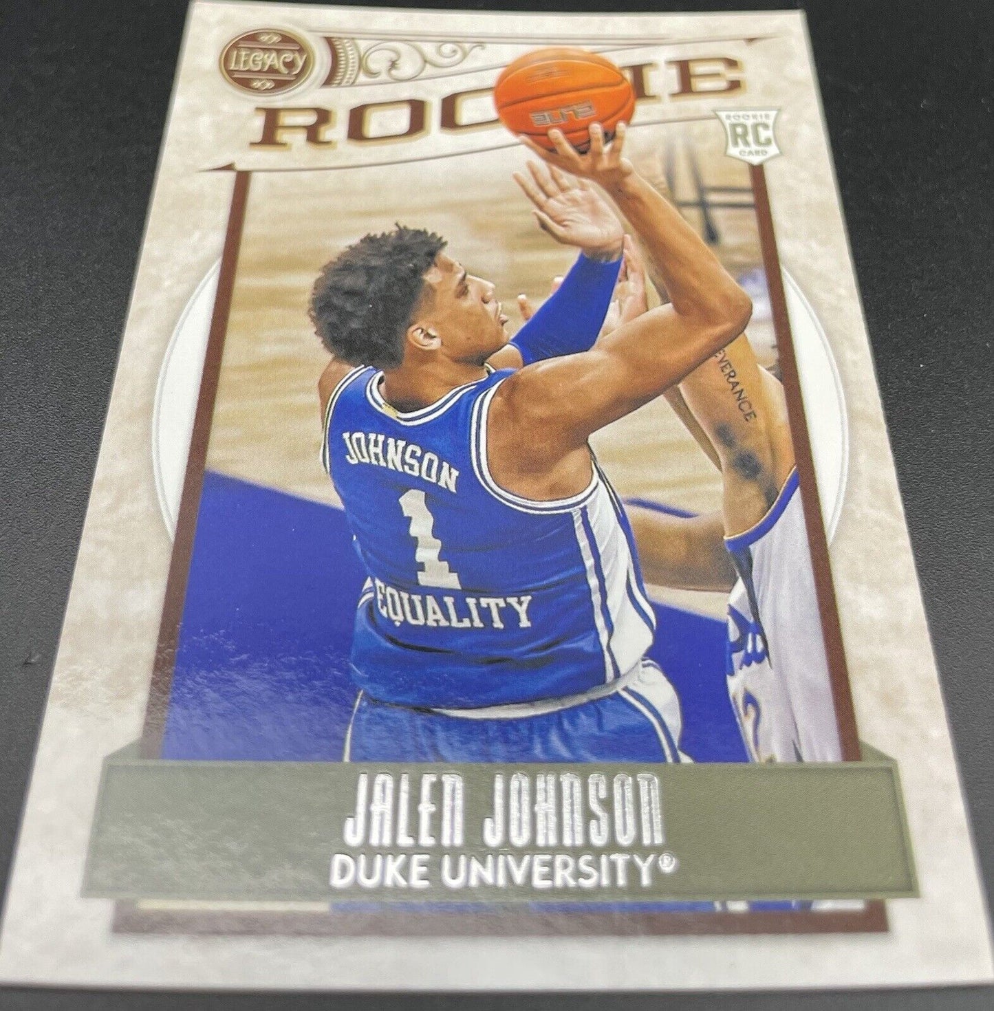 Jalen Johnson 2021 Panini Chronicles Legacy RC Rookie Atlanta Hawks Duke