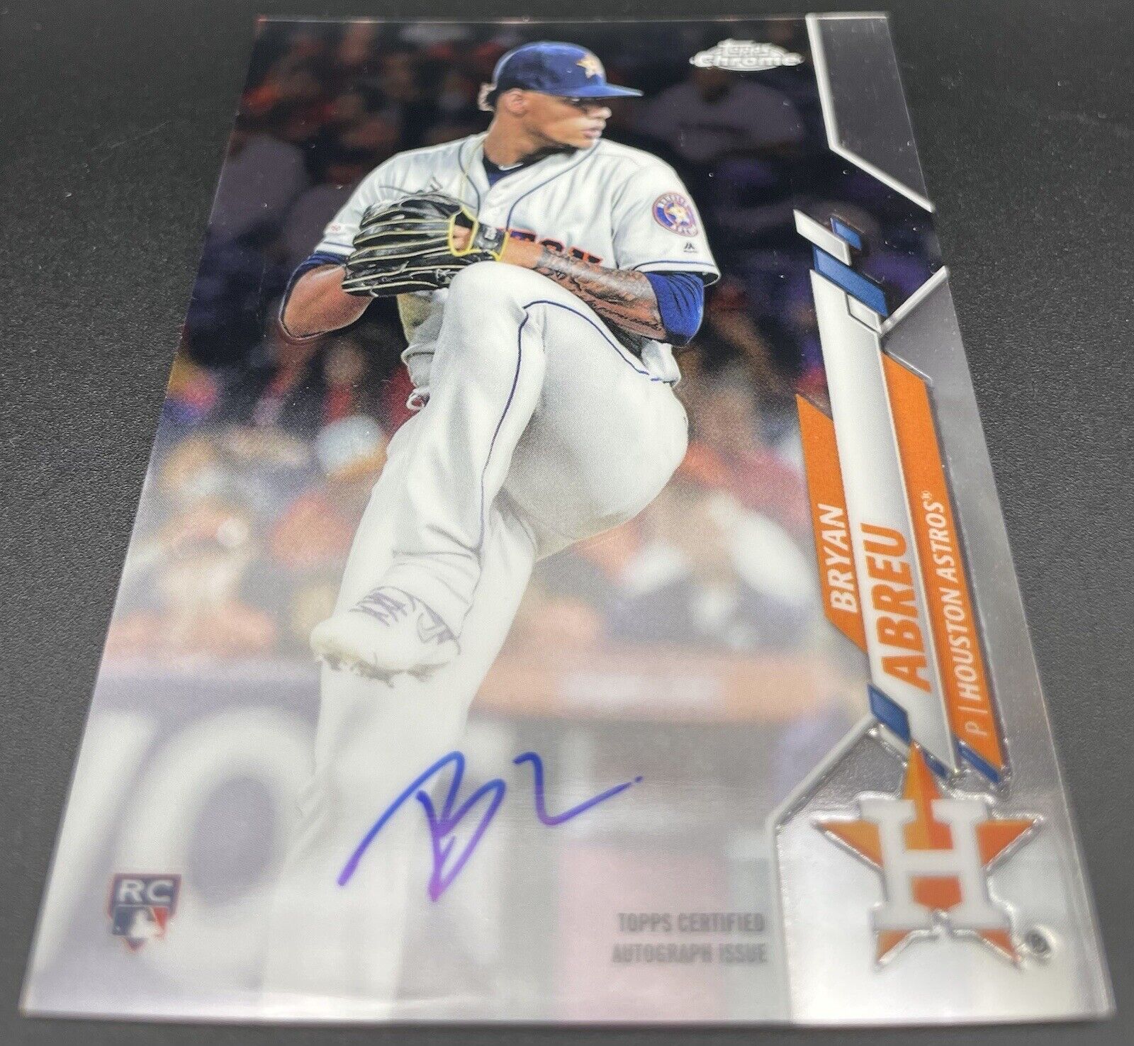 Bryan  Abreu 2020 Topps Chrome #RA-BA Autograph, RC Houston Astros 