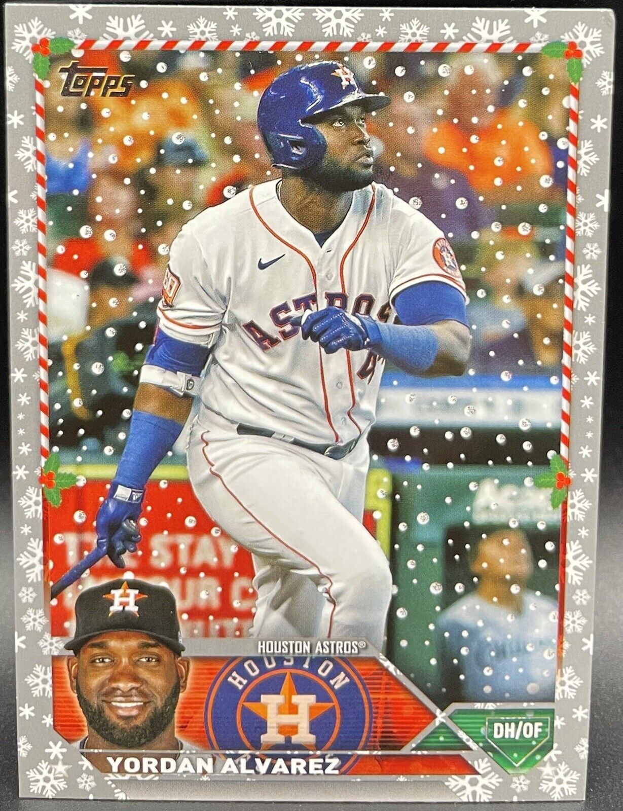 Yordan Alvarez 2023 Topps Holiday Grey #H160 Houston Texans