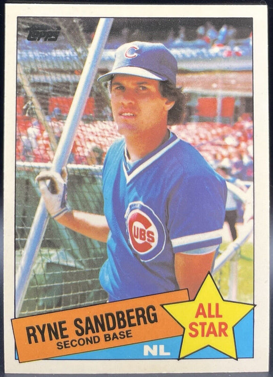 Ryan Sandberg 1985 Topps Tiffany #713 Chicago Cubs All Star 