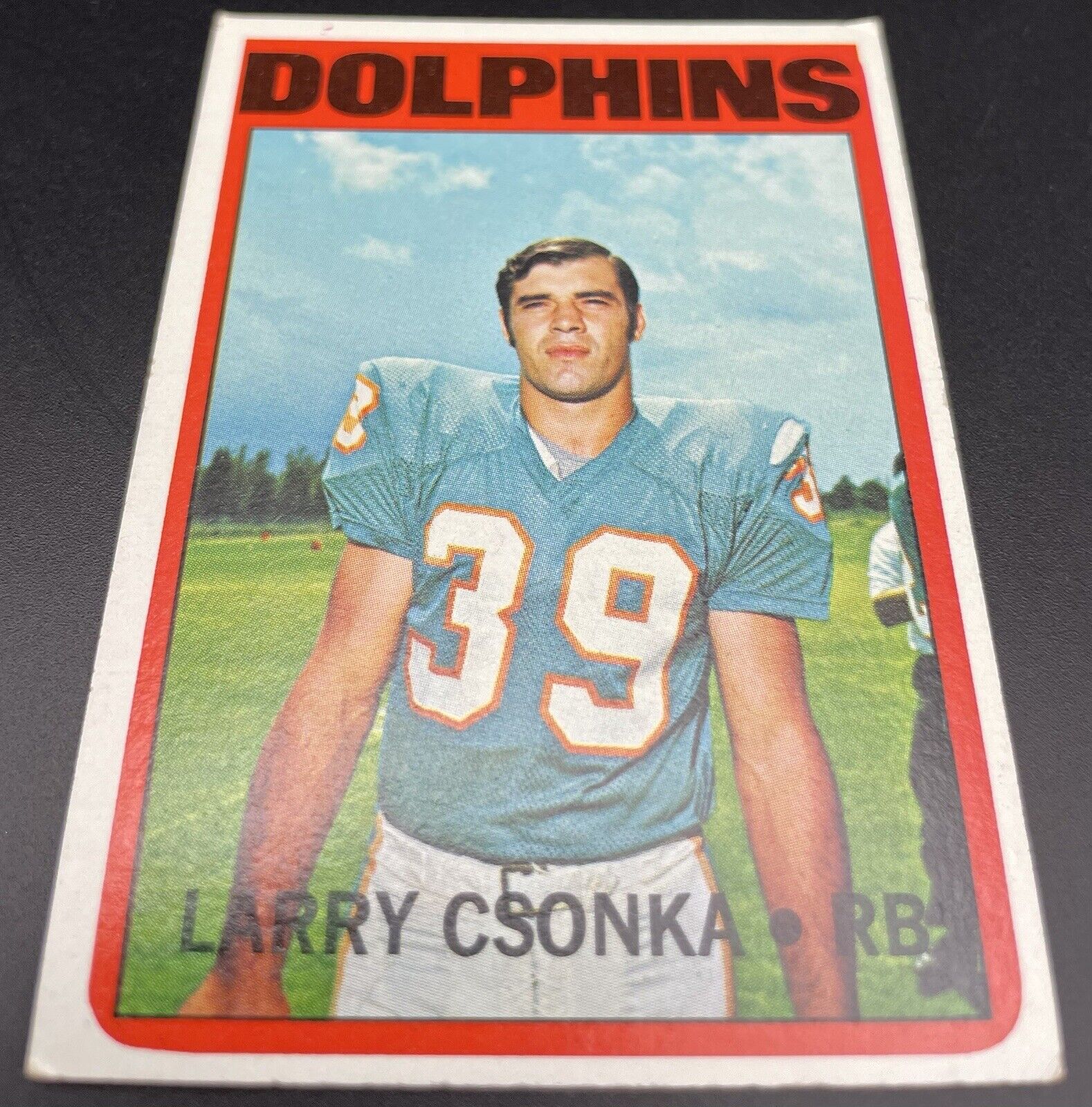 Larry Csonka 1972 #140 Miami Dolphins Running Back