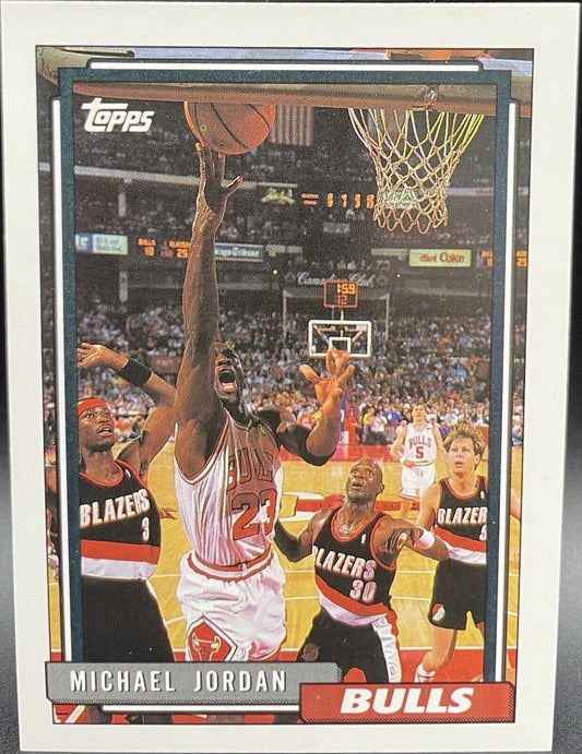 1992 Topps Michael Jordan #141 Chicago Bulls # 23 