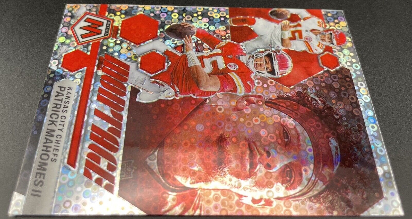 Patrick Mahomes II 2023 Panini Mosaic Disco Silver #M-6 Kansas City Chiefs