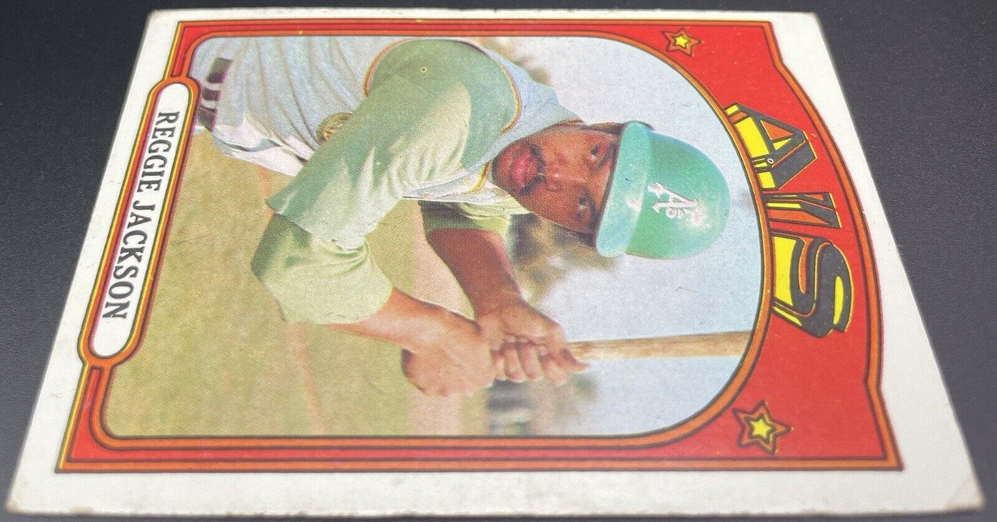 Reggie Jackson 1972 Topps #435 Oakland A’s HOF