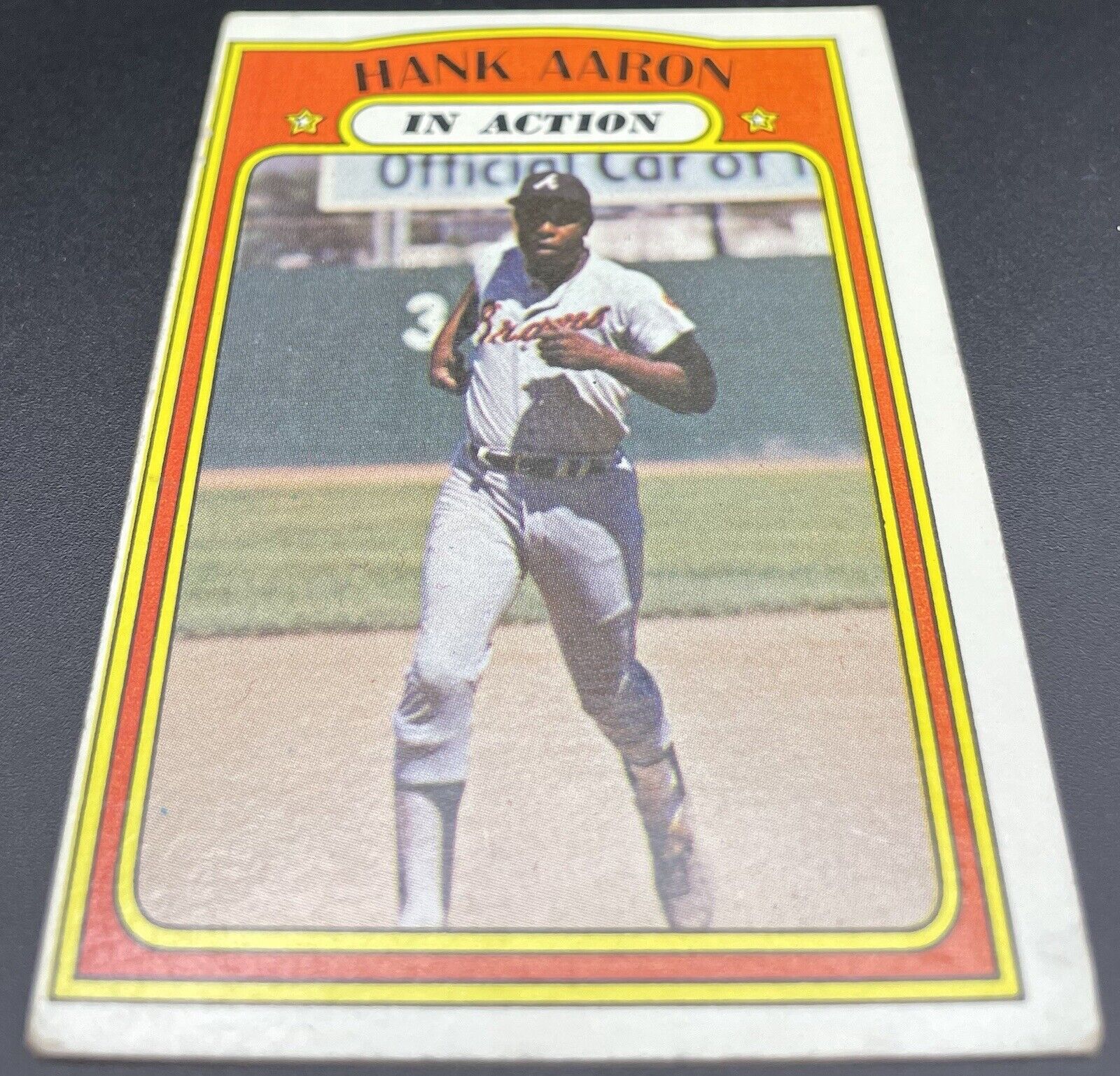 Hank Aaron 1972 Topps #300 HOF Atlanta Braves