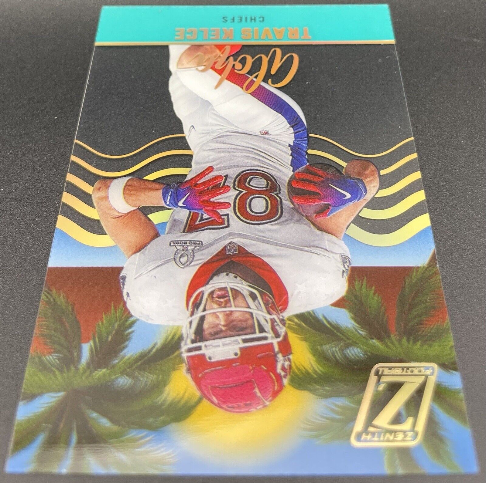 Travis Kelce 2022 Panini Zenith #AL-30 Aloha Kansas City Chiefs 