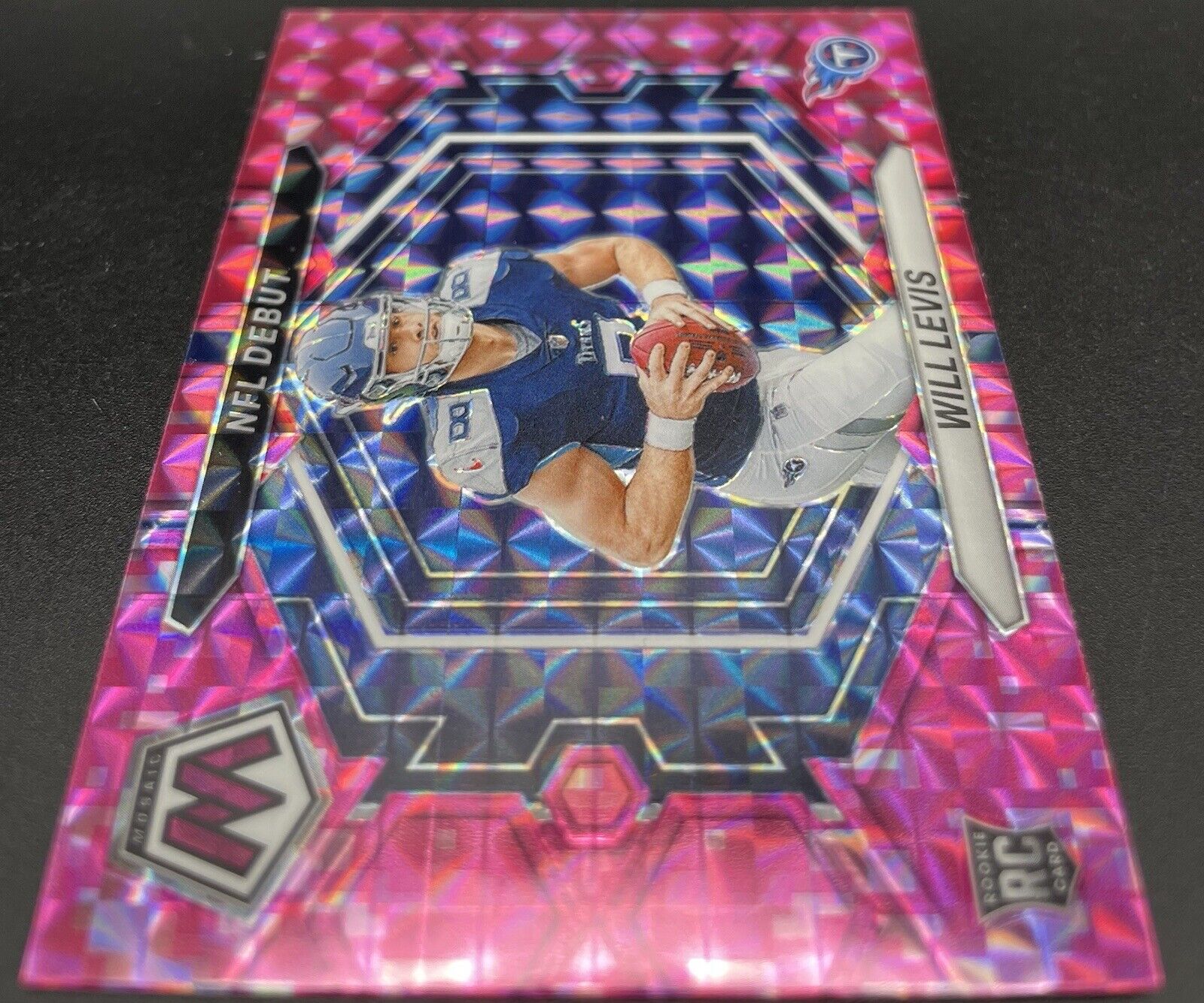 2023 Panini Mosaic - NFL Debut Camo Pink Mosaic Prizm #ND-4 Will Levis (RC)