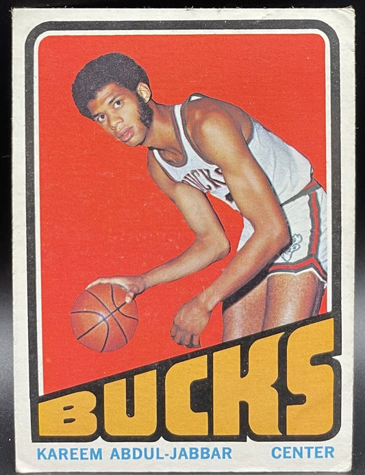 Kareem Abdul-jabbar  1972 Topps #100 Milwaukee Bucks