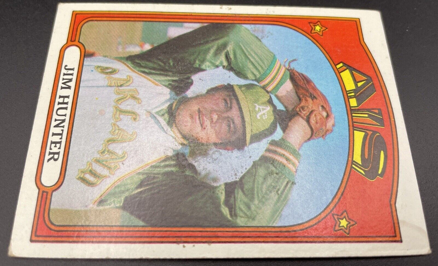 Jim Hunter 1972 Topps #330 1972 World Series Champions Oakland Athletics