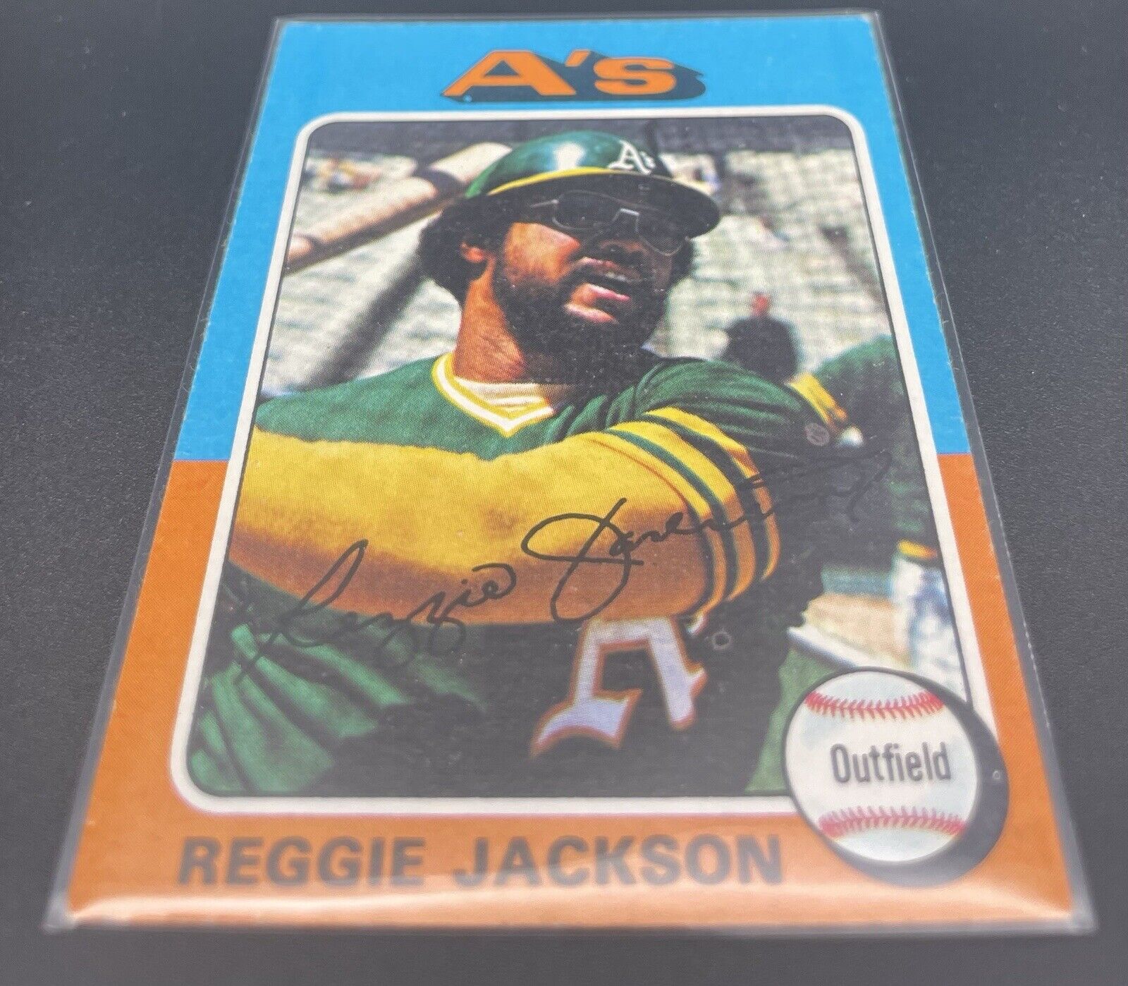 Reggie Jackson 1975 Topps #300 Oakland A’s