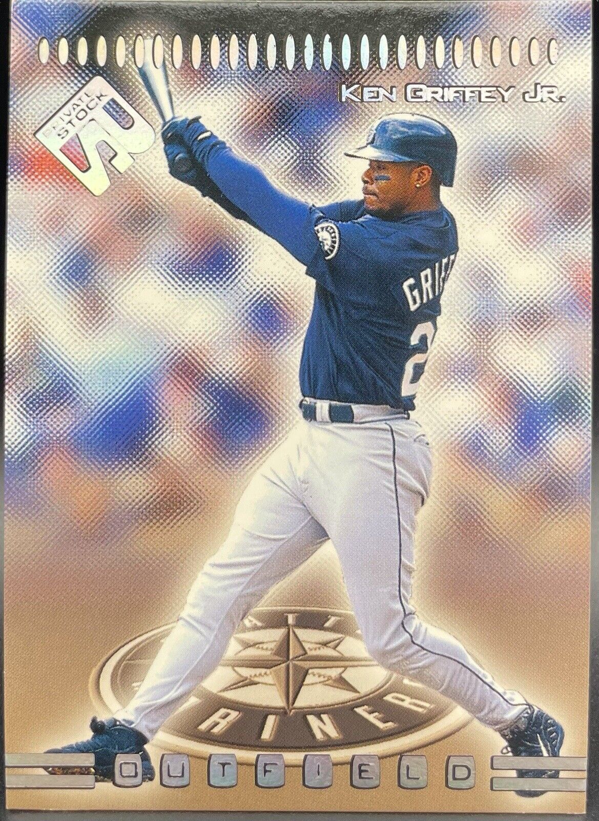 Ken griffey jr 1999 Pacific trading #6 private stock Seattle Mariners NM