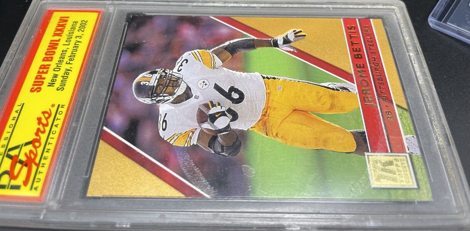 Jerome Bettis 2001 Topps #6 Pittsburgh Steelers PA Sports 