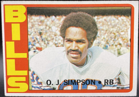 O. J. Simpson “The Juice” 1970 Topps #160 Buffalo Bills