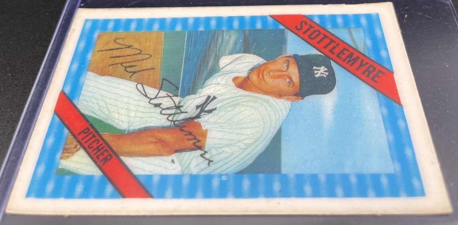 Melvin Stottlemyre 1972 XOGRAPH 3-D New York Yankees #50 Of 54 Rare 
