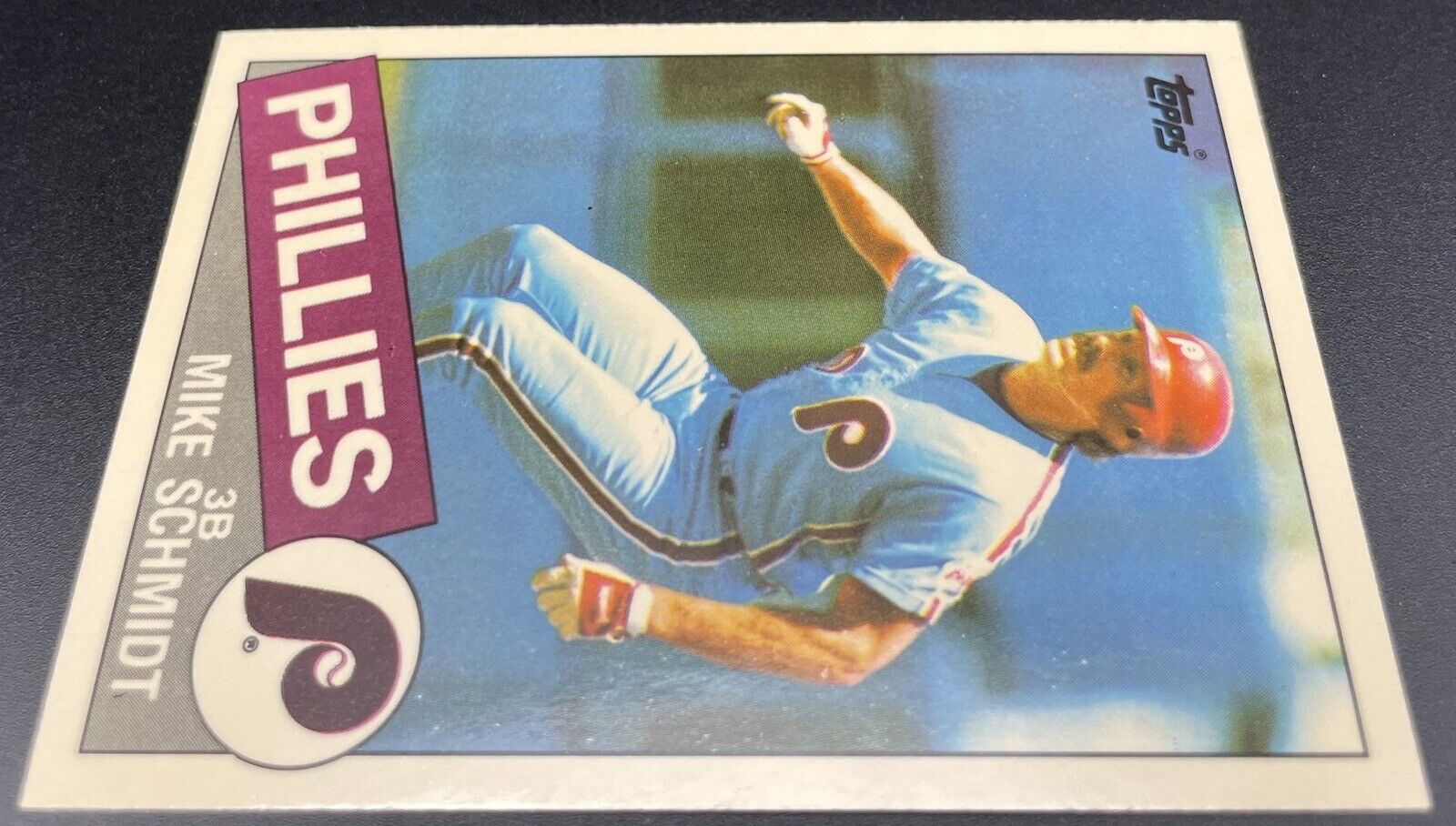 Mike Schmidt 1985 Topps (Tiffany) #500 Philadelphia Phillies