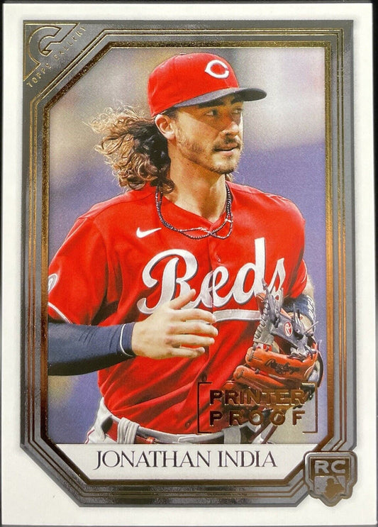 Jonathan India 2021 Topps Gallery #93 Rookie Card  Cincinnati Reds