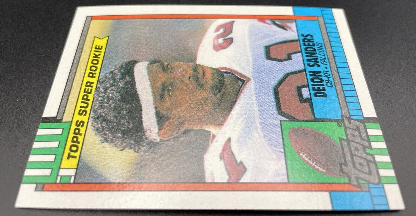 Deion Sanders “ Primetime”  1990 Topps #469 Super Rookie Atlanta Falcons