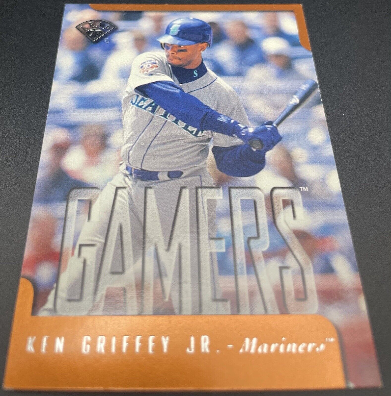 Ken Griffey Jr 1997 Donruss Leaf # 371 Gamers Copper Seattle Mariners