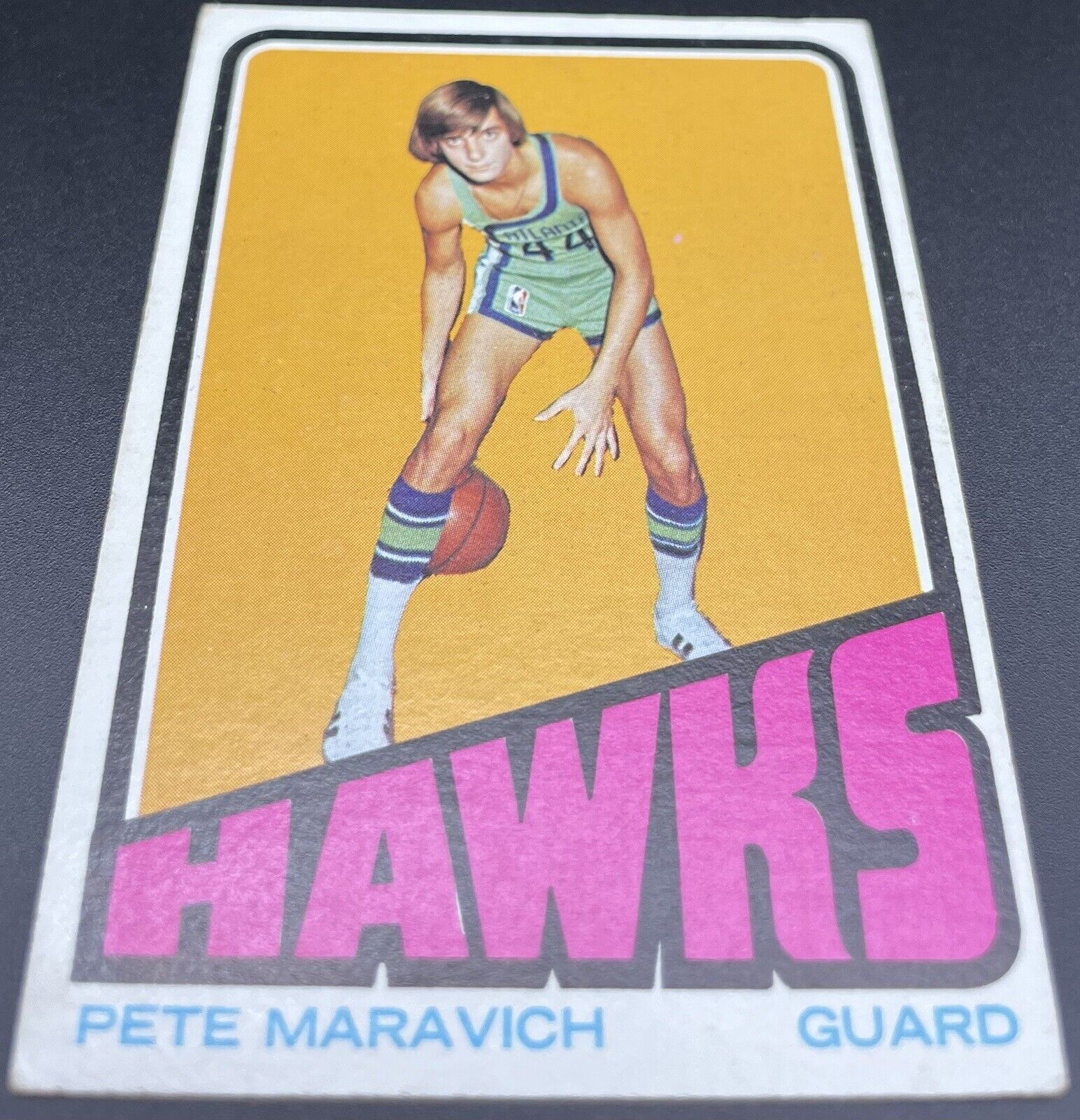 Pete Maravich (Pistol Pete) 1972 Topps #5 HOF Atlanta Hawks