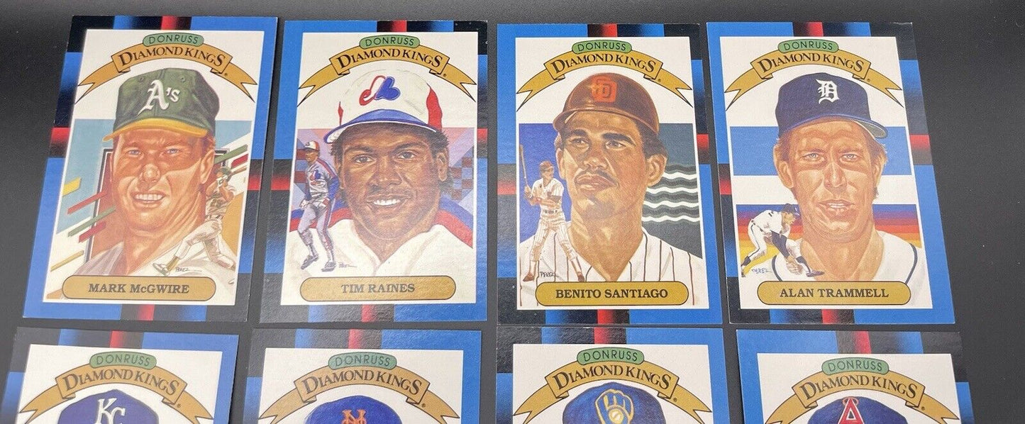 1987 Donruss Diamond Kings Complete Set Of 27 Cards In Mint Condition!!￼