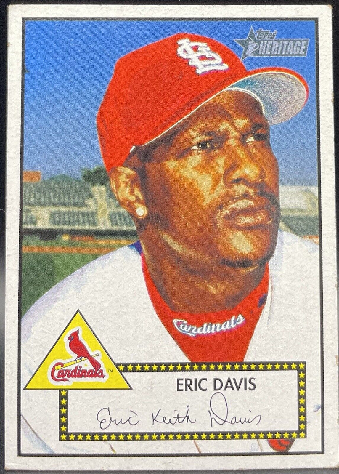 Eric Davis 2001 Topps Retro #295 Louisville Cardinals