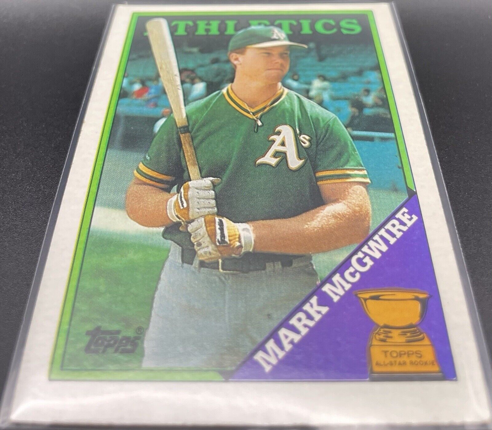 Mark McGwire 1988 Topps #580 All-Star Rookie Oakland Athletics