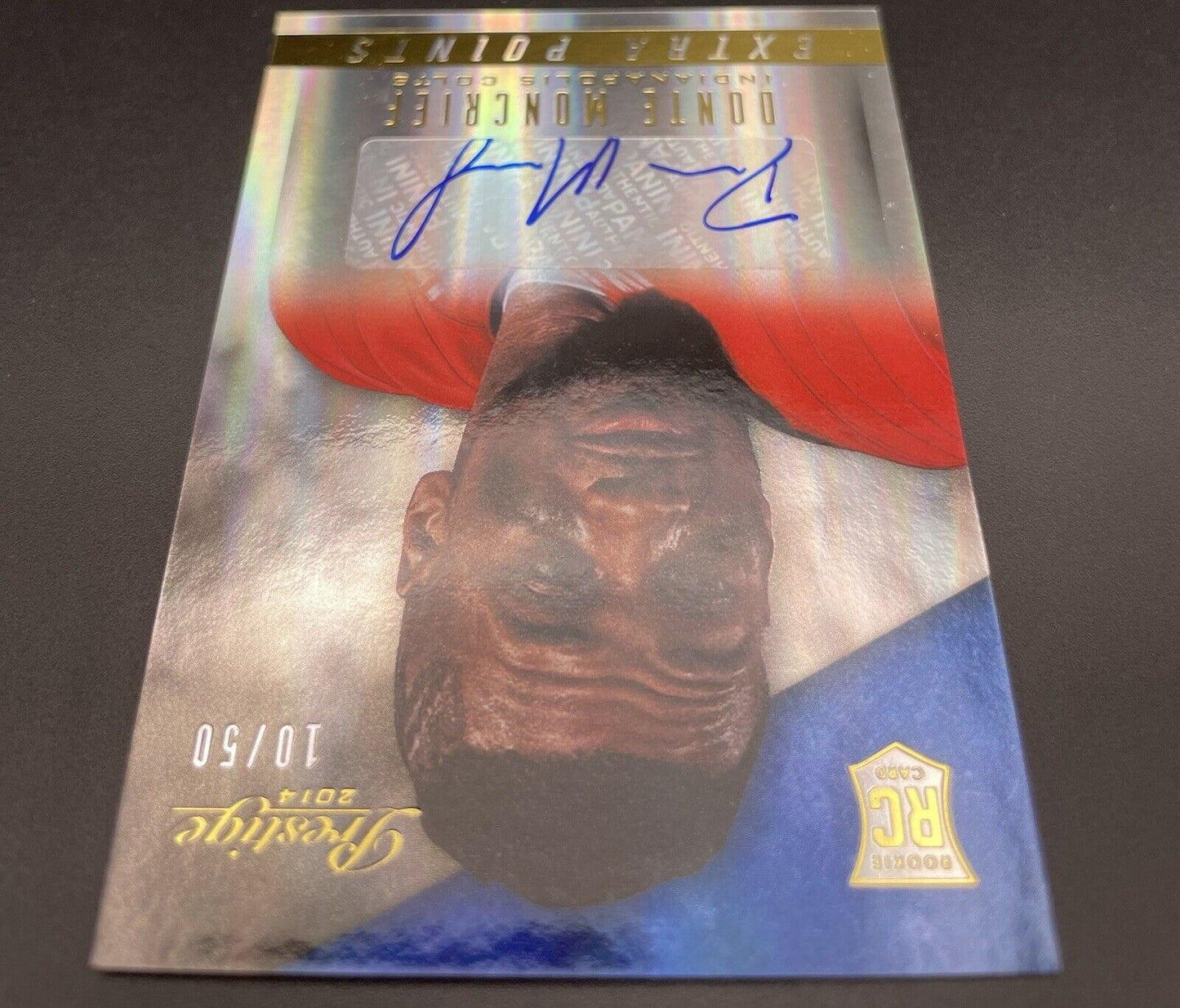 Donte Moncrief 2014 Panini Prestige Rookie Auto Gold Signatures #233 /50