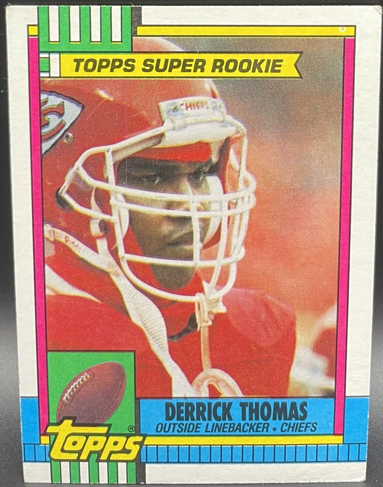 Derrick Thomas 1990 Topps Super Rookie #248 Kansas City Chiefs