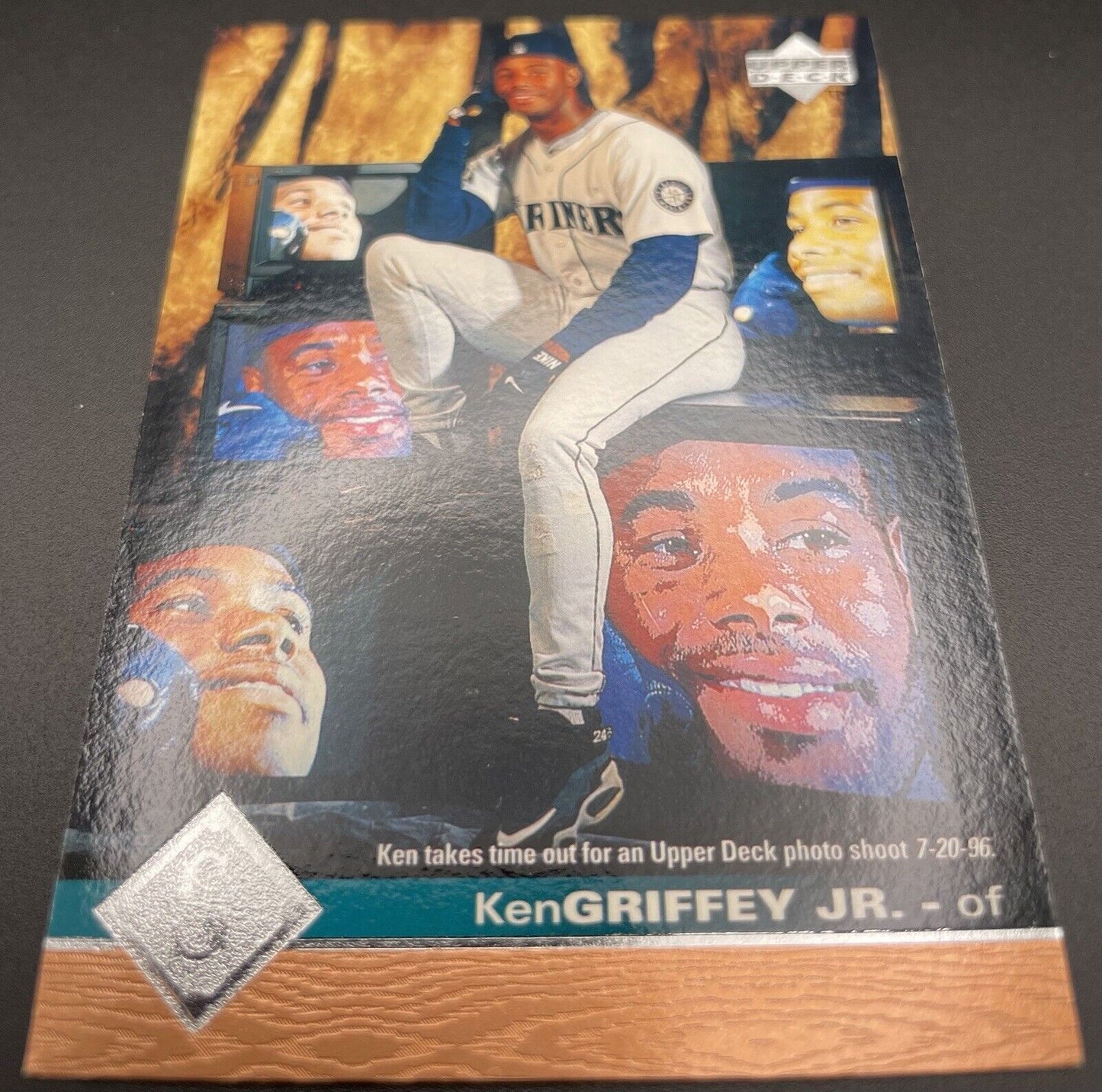 1996 Upper Deck Ken Griffey Jr #175 Seattle Mariners photo shoot 7/20/96🔥🔥