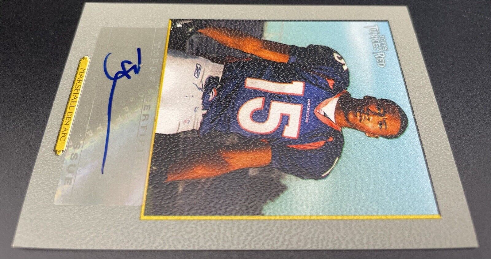 Brandon Marshall 2006 Topps # TRA-BM AUTOGRAPH, Rookie, Denver Broncos