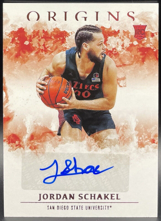 Jordan Schakel 2021 Panini Origins Autograph, RC #OR-JSC  Washington Wizards￼