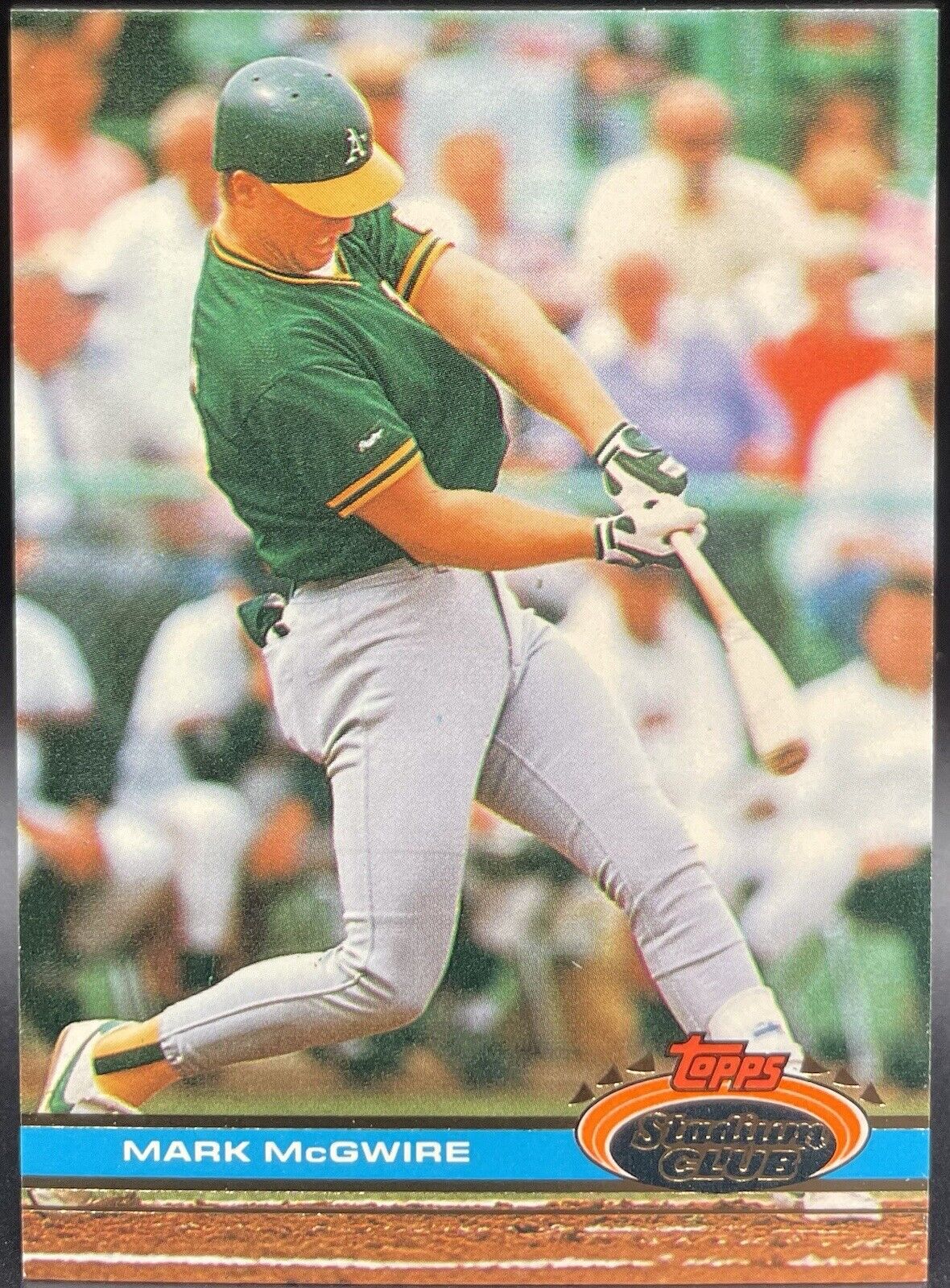 1991 Topps Stadium Club # 399 Mark McGwire Oakland Athletics ⚾️