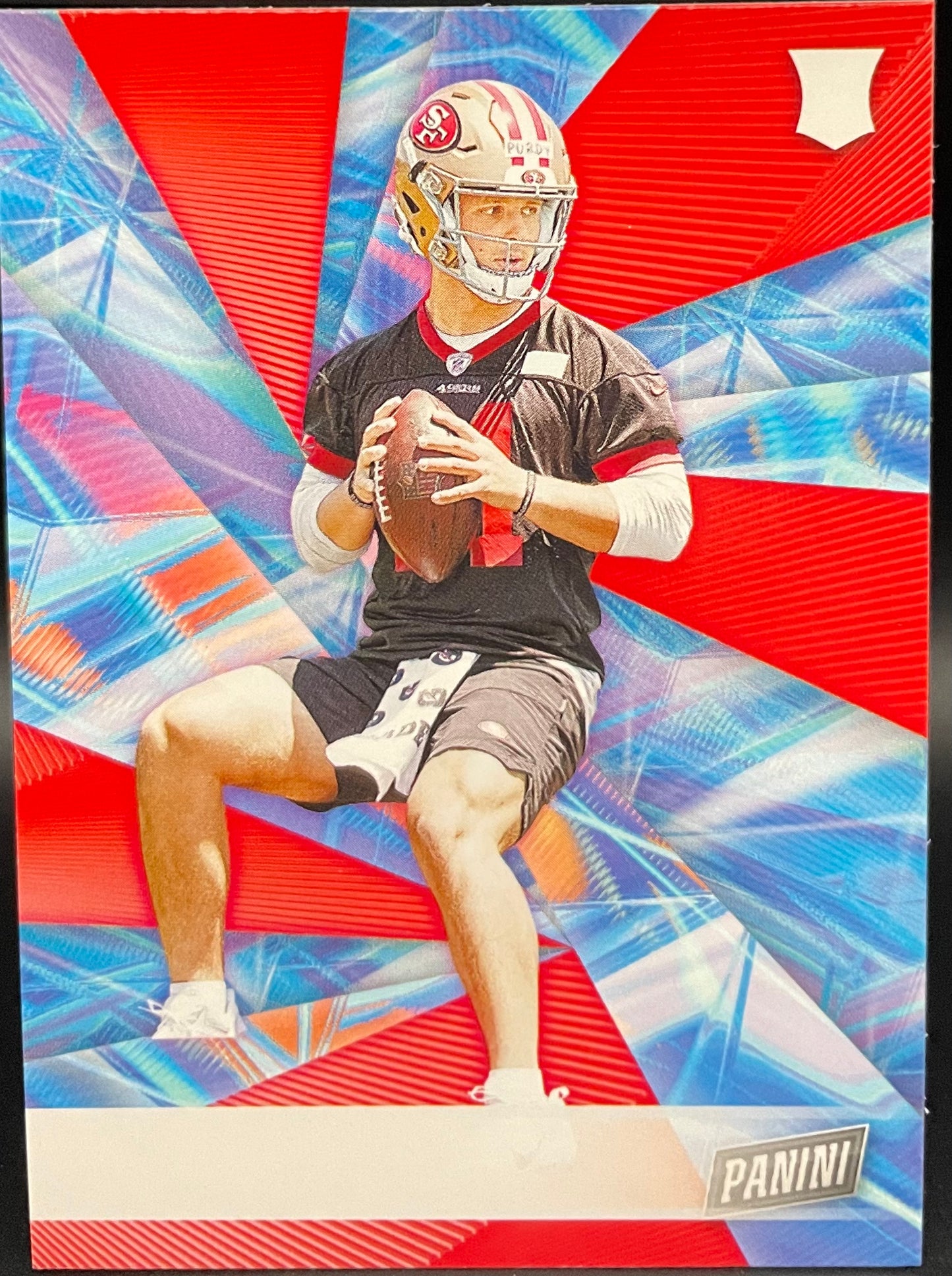 Brock Purdy 2022 Panini player of the day ERROR CARD NO NAME #58 San Francisco 49ers mr. irrelevant ￼￼
